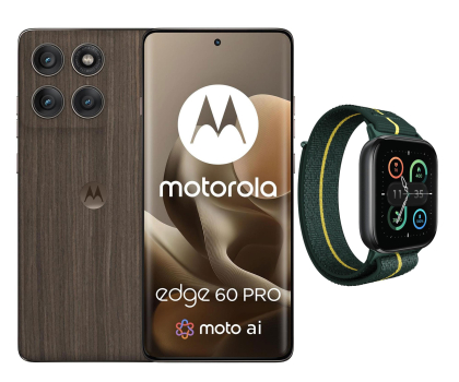 Smartfon Motorola edge 60 pro 5G 12/512GB Walnut 120Hz + watch fit